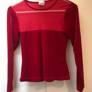 Velvet See-through front